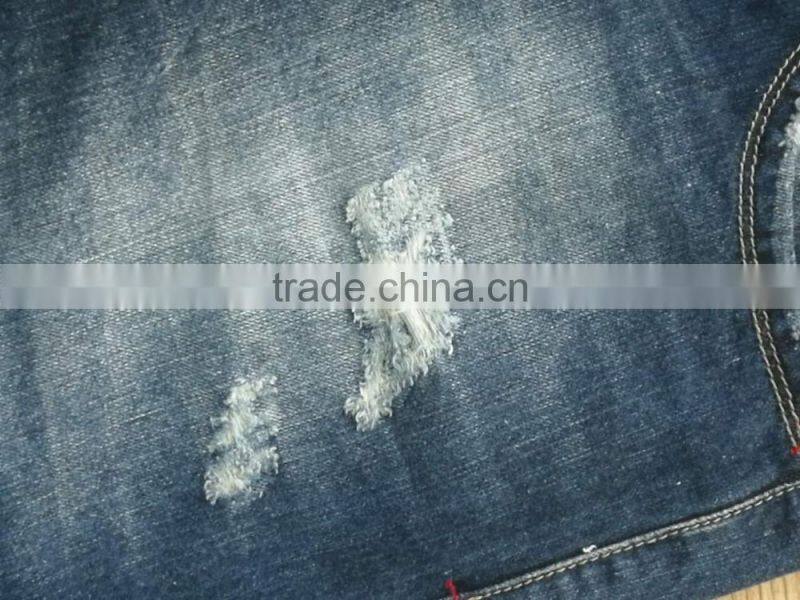 GZY Men's Basic Ripped Slim Fit Jeans Machine With Light Ripes Scratches For South Aerican stock