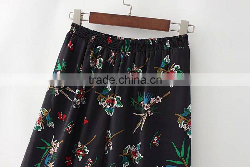 MAXNEGIO chiffon women cargo wide leg dress pants