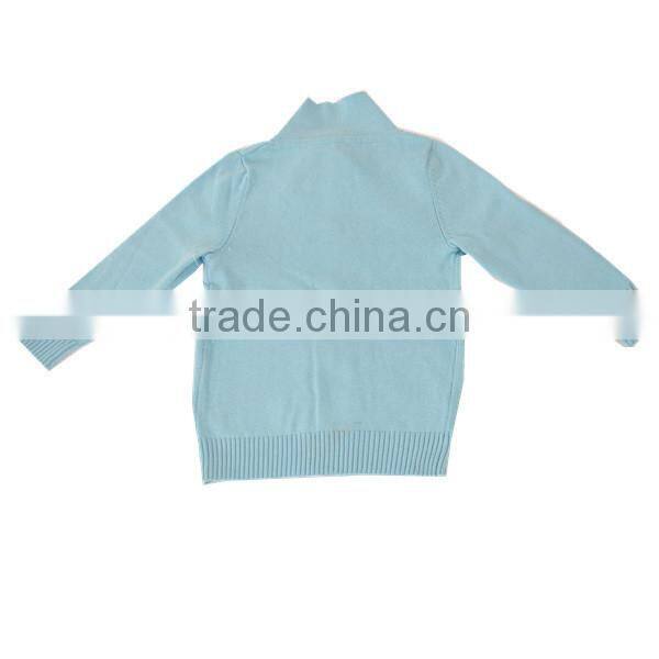 2014 New boy's single breasted intarsia cardigan sweater