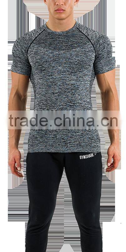 gym wear fitness t shirts tri blend sport gym shark t shirts