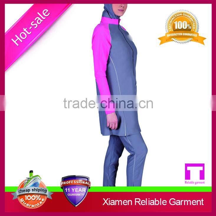 Wholesale spandex polyester muslim swimwear