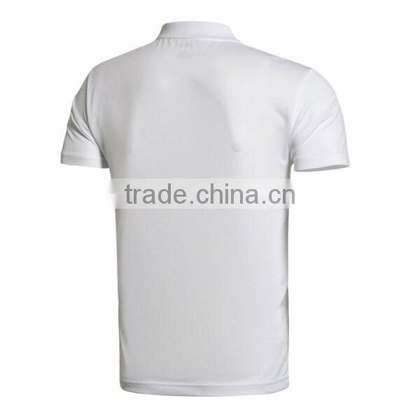 high quality custom 100% polyester dry fit football blank polo shirt