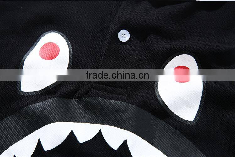 cheap promotional high quality customed XXXL 100% cotton printed polo shirt for men