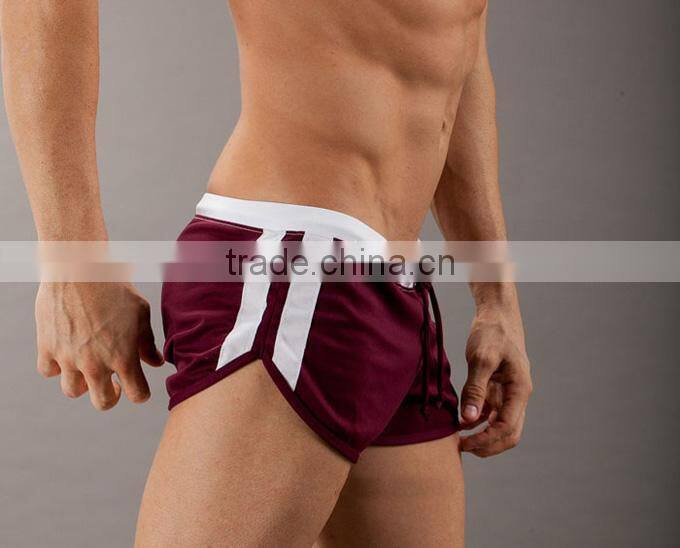 Top quality cotton men running shorts