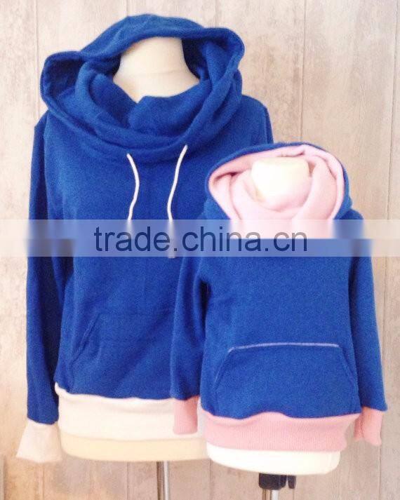 2017 Lovely Mommy and Me Scoop Neck Athletic Long Sleeve Casual Sweatshirts and sweatshirts Clothing outfits