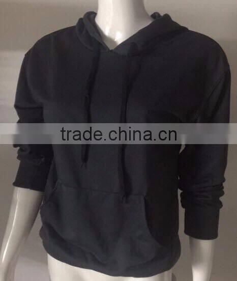 Custom Logo printing Elbow-cut Special Plain Sweat Shirt Crop top Neck Round Neck Personalised Sweatshirt