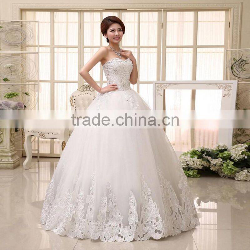 A Line Wedding Dresses Off Shoulder Pleated Lace Vintage Dress