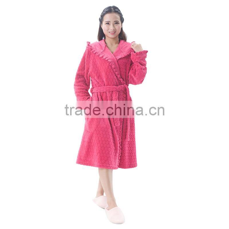 Trendy design women brands casual bathrobe dress