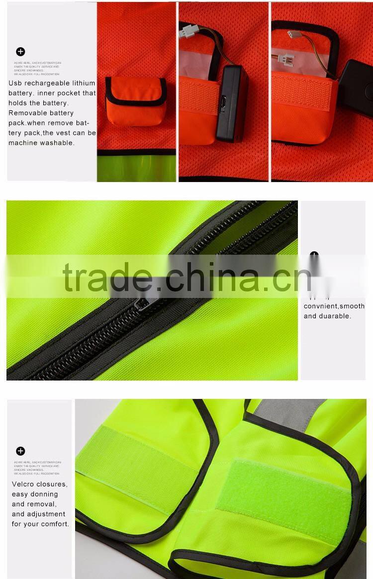 Factory made cheap strong reflective high quality fabric for reflective vest