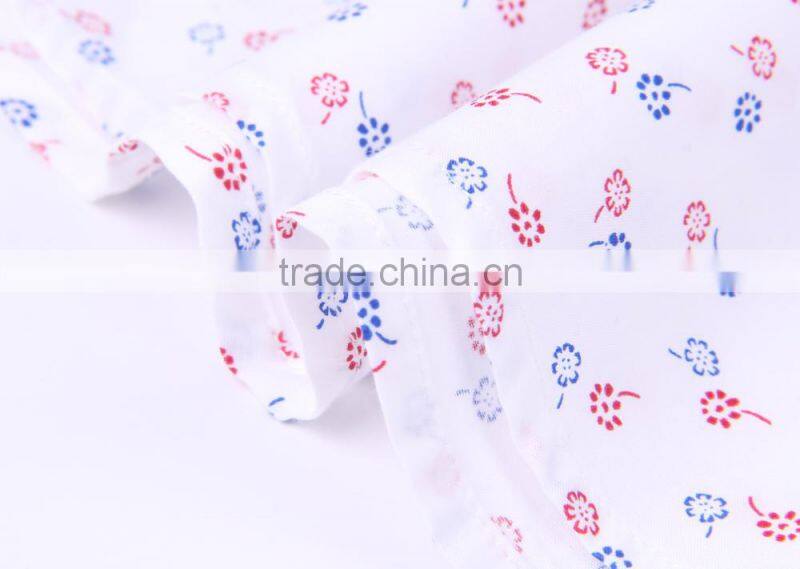 2017 latest men's long sleeve button-down collar slim fit shirt with contrast collar and cuff