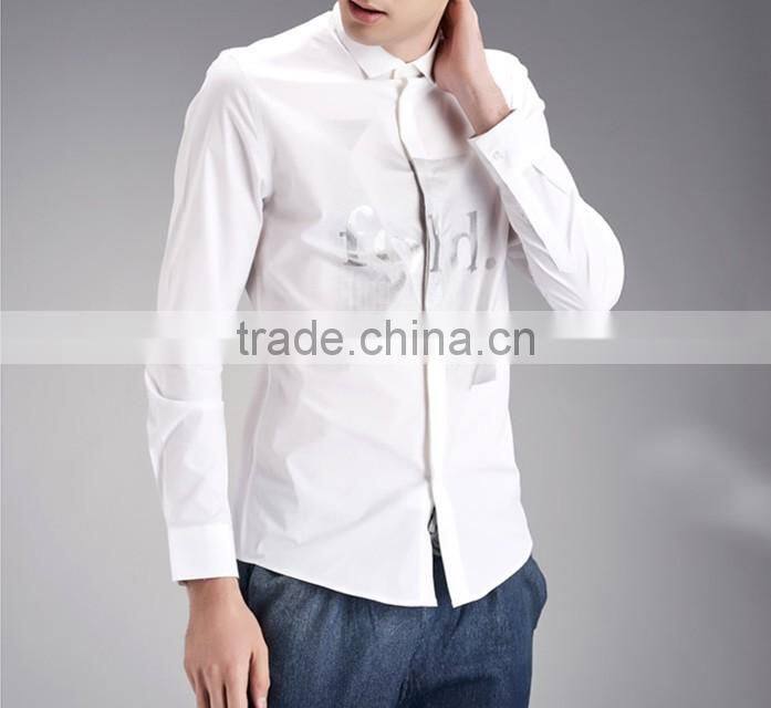 Pure cotton thin section summer leisure business cultivate one's morality shirt