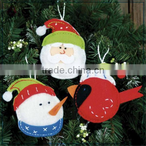 Christmas tree applique,christmas tree prices ,Felt Christmas Ornaments Christmas stocking Santa Claus