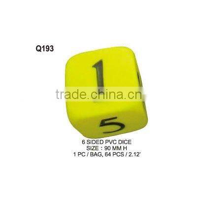 (Q196) 10 SIDED PVC DICE
