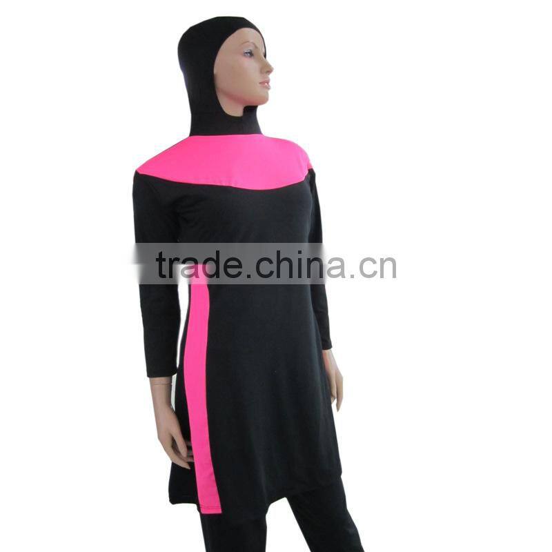 Girls Islamic Muslim Full Cover Modest Fit Swimsuit Beachwear Swimming Costumes