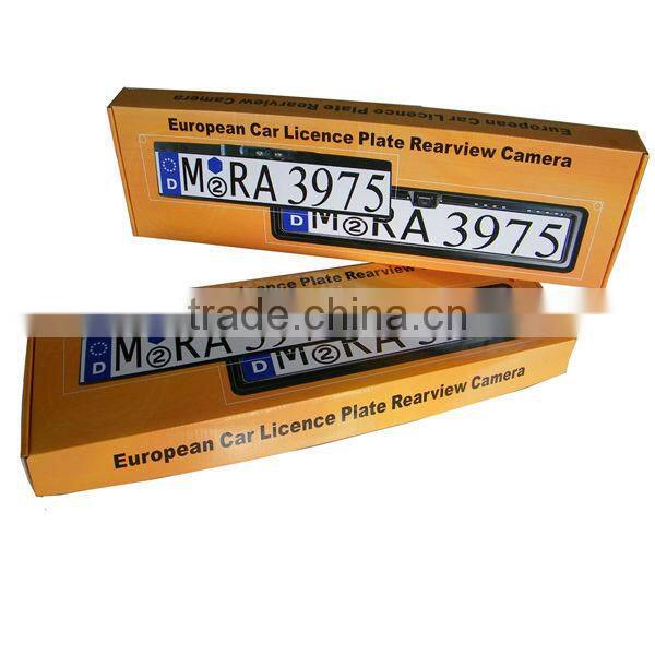 License plate night vision car camera with LED hights-CAM-120