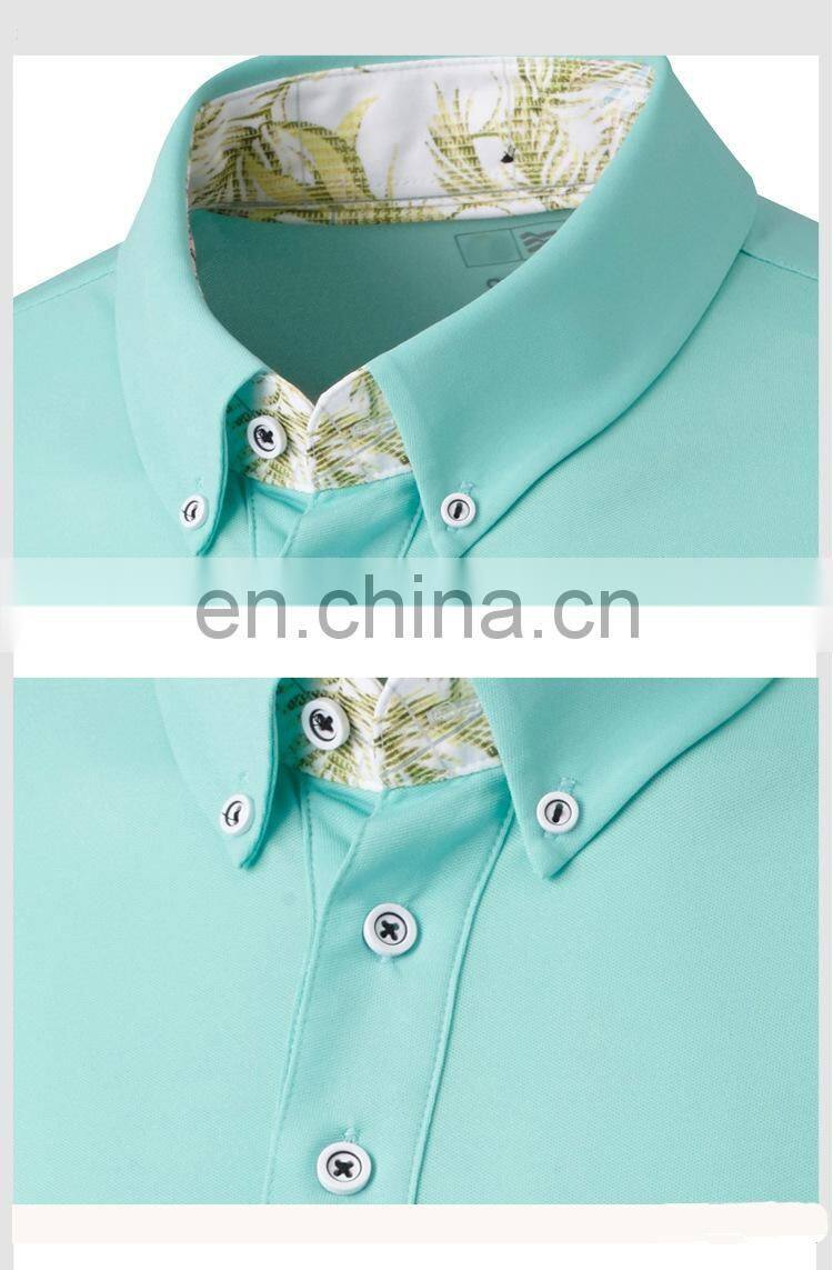 OEM custom dry fit golf polo shirt for men