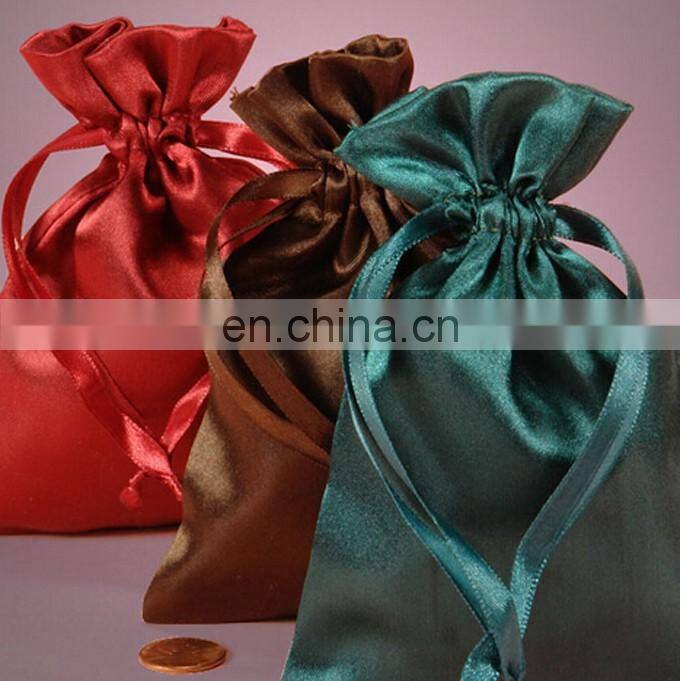 SATIN Jewellery Drawstring Gift Bag POUCHES - 5 COLOURS