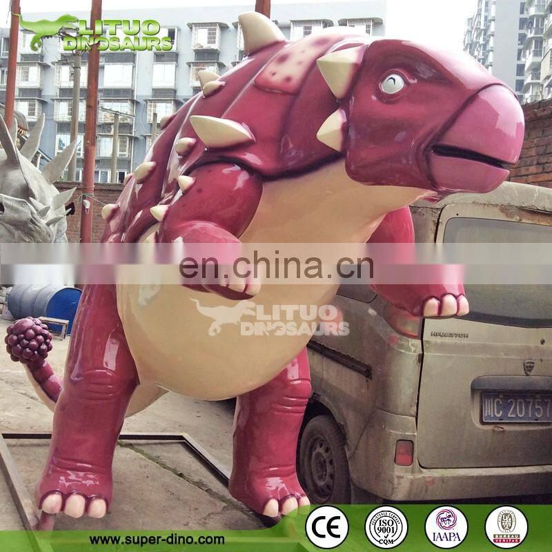 Cute Cartoon Fiberglass Dinosaur Model
