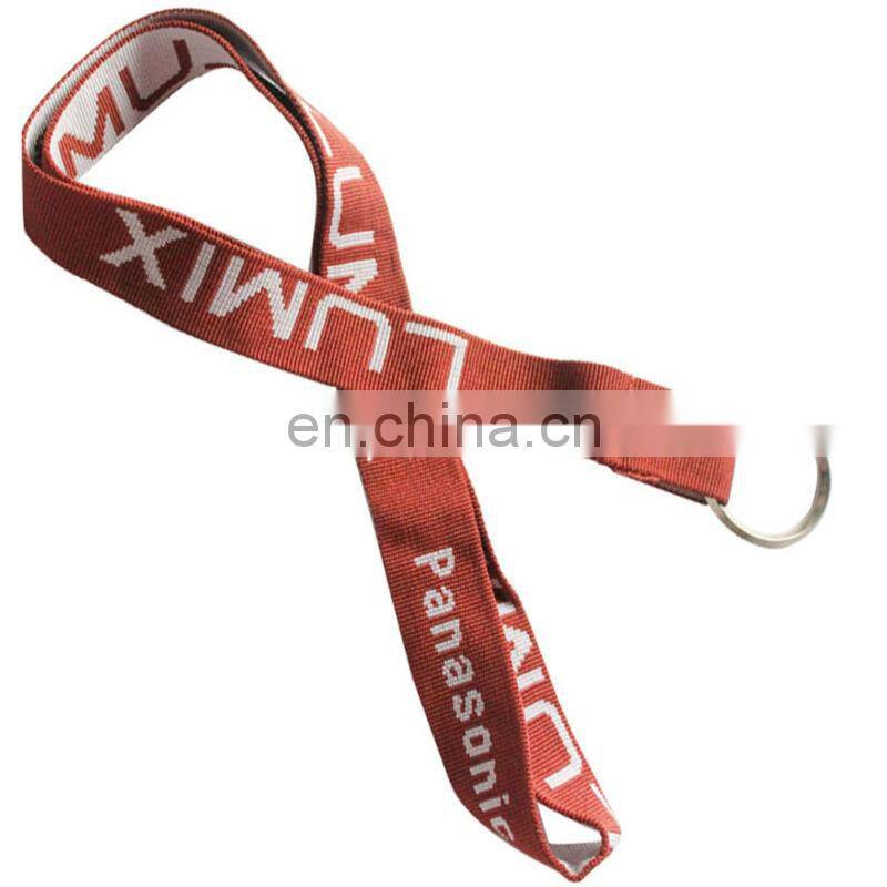 2013 Free customized woven imprinted silk lanyars