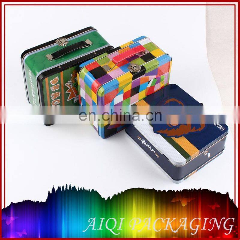 custom recyclel tin can blank lunch box metal tin box