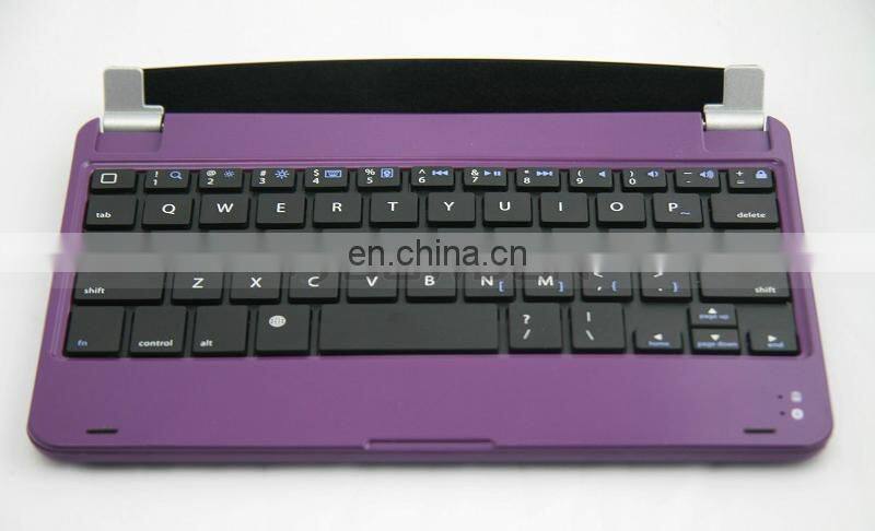 Colorful Ultra Thin Aluminium Bluetooth Keyboard Case for iPad Mini Keyboard
