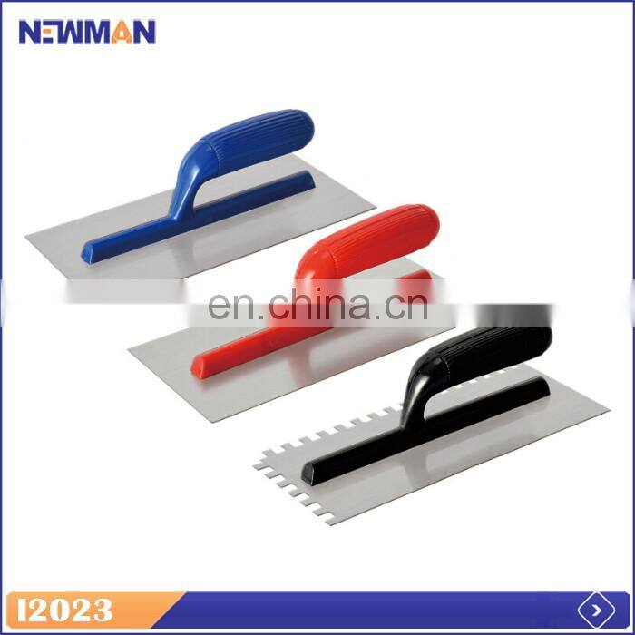 I2023-3 Custom Logo 28x12cm Abs Plastic Handle Putty Plastering Trowel Set