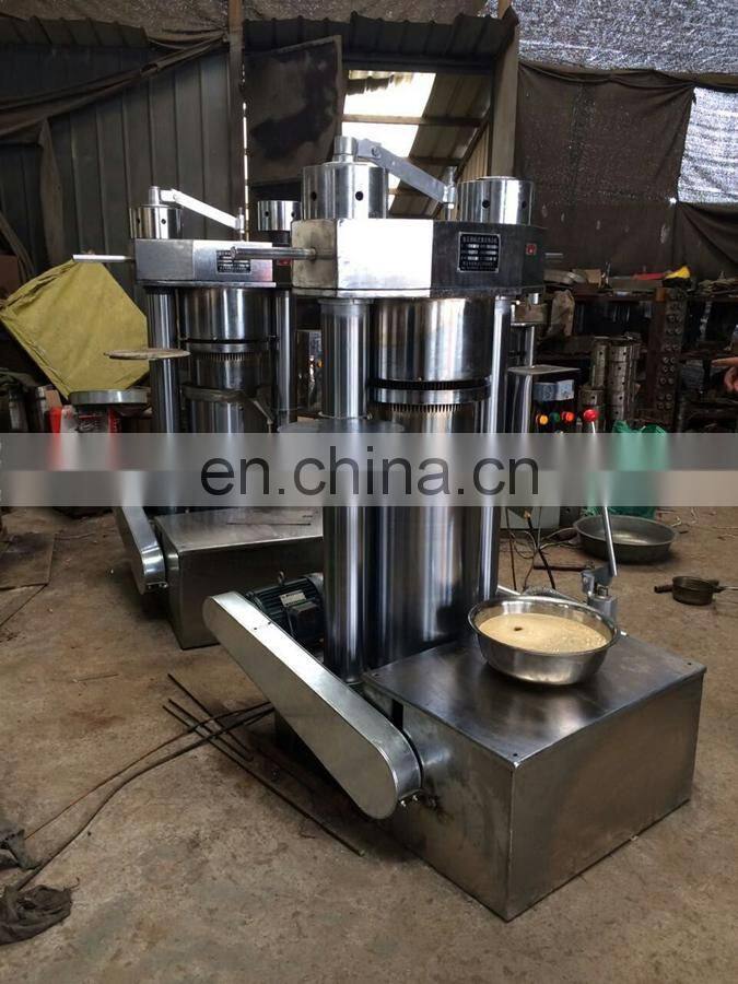 Hydraulic coconut oil expeller/peanut oil extracting machine/olive oil press machine
