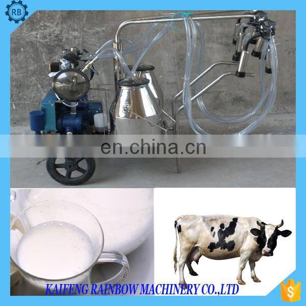 304 Stainless steel cow milking machine with low price for sale
