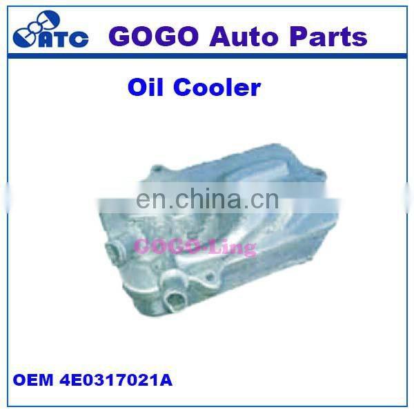 GOGO Oil Cooler for A8 OEM 09E409061, 4E0 317 021 A,4E0317021A