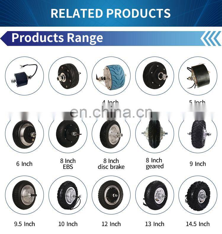 CE approved Golf Cart Full Kits 15 Inch Brushless Geared Hub Motor Wheel 250W 350W