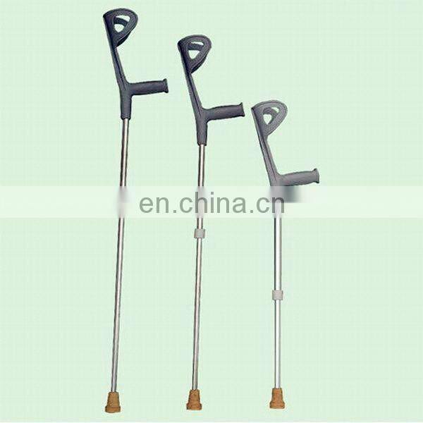 Adjustable Disabled Aluminum Elbow Crutches Medical Axillary Crutches