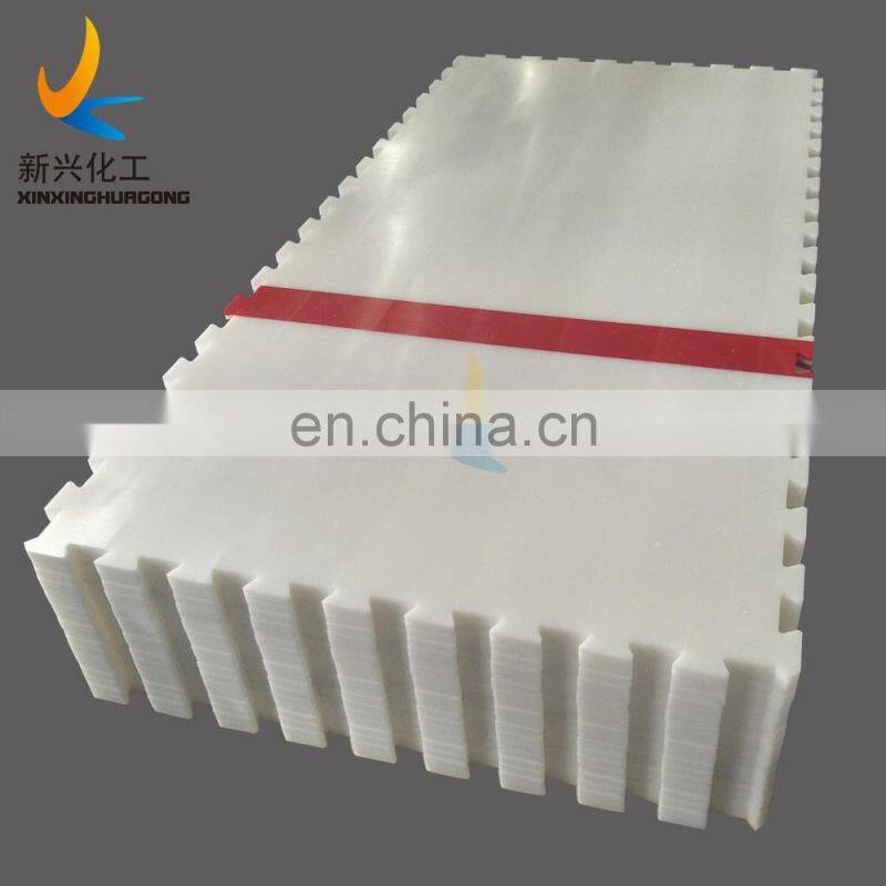 Manufacturer self-lubrication synthetic ice skating rink skating floor panels