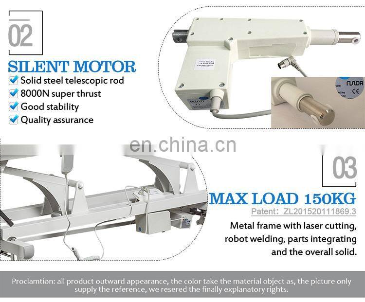 Electric beauty bed facial table