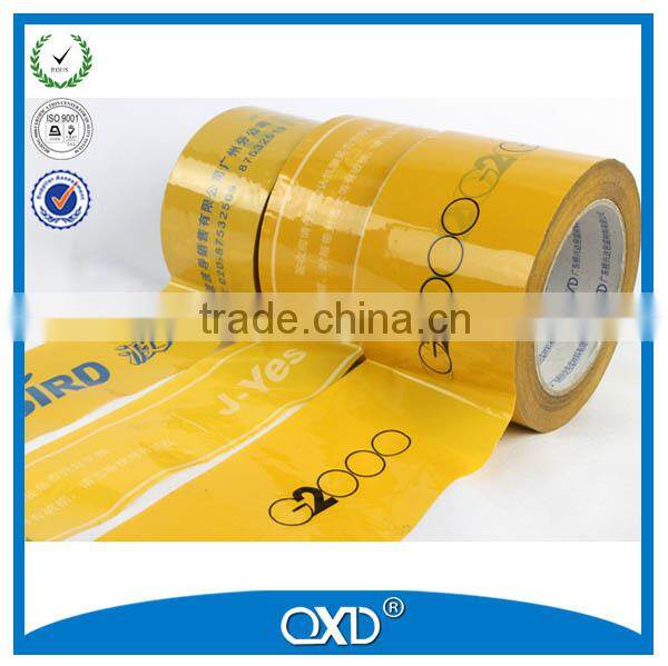 Various colorful custom printing company logo tape