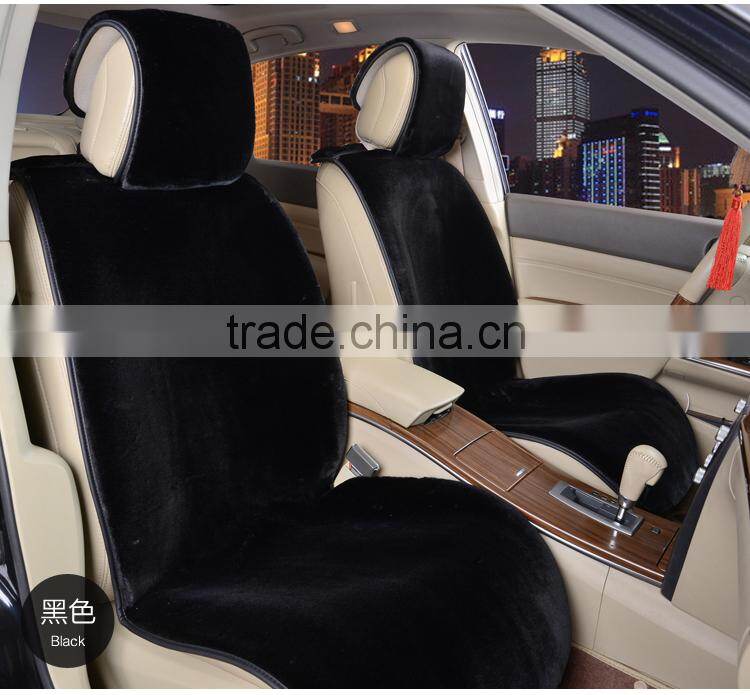 Customized Size and Color Faux Fur Sheepskin Car Seat Cover with EXW price
