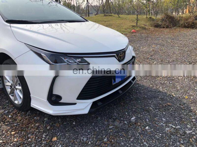 AUTO PARTS ABS PLASTIC FRONT AND REAR BODY KIT SIDE SKIRT FENDER FARE FOR 2019 corolla