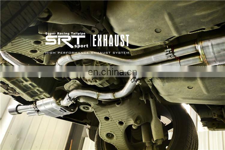 flexible Exhaust Pipe for LAND ROVER RANGE ROVER car exhaust catback with quad double tip