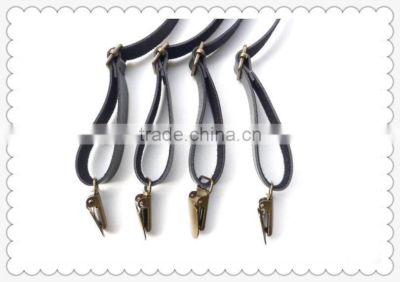 Hot sale high quality leather Men's suspender
