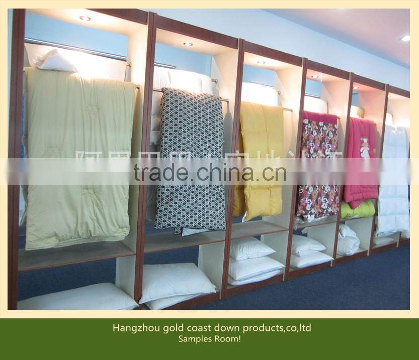 Feather duvet/stripe fabric quilt comforter/hotel bedding set