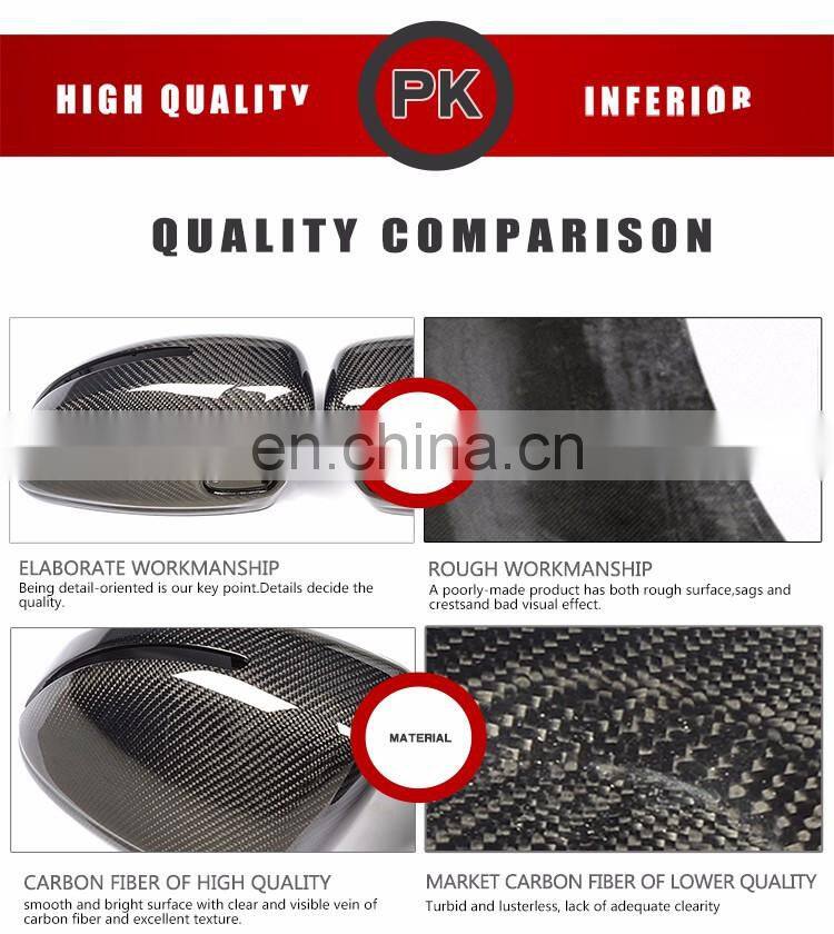 Carbon Fiber Side Car Wing Mirror Cover for Audi R8 Spyder Convertible Door Rear View Cover