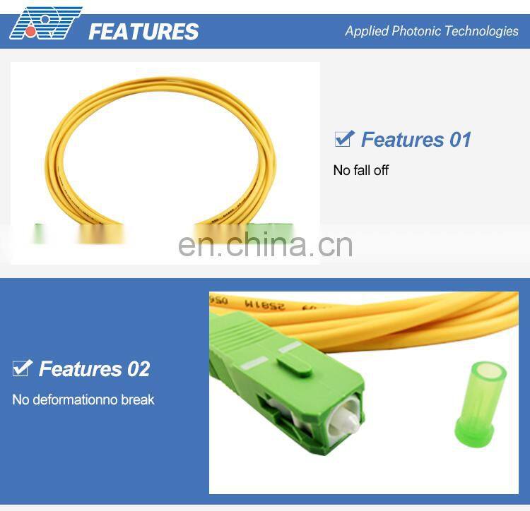 Mpo manufacturer price singlemode simplex/duplex optical cable patchcords 3m 3.0mm fc sc-apc fiber optic patch cord