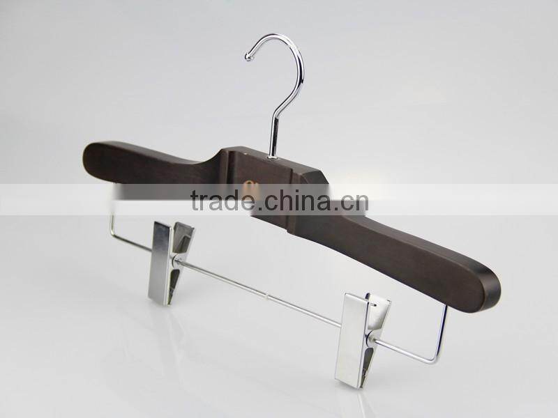 best selling wooden hanger and pants hanger with special shape