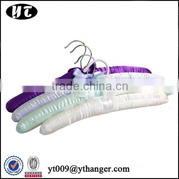 HA1214 padded baby satin hangers satin baby hanger