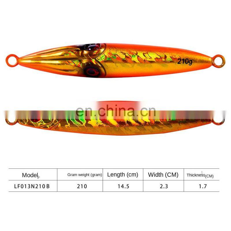 Clearance 210g Weight Vib Lures Fishing Lure Saltwater Jigging Lures Fishing Metal JigSaltwater Jigging