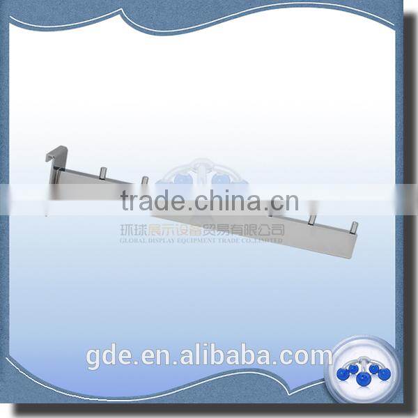 Metal chrome grid wall display hook