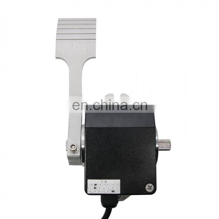 Throttle FP-6 Style 0-5K Foot Throttle for Curtis EV Potentiometer Type 0-5 Ohm with 7 Cables Plug