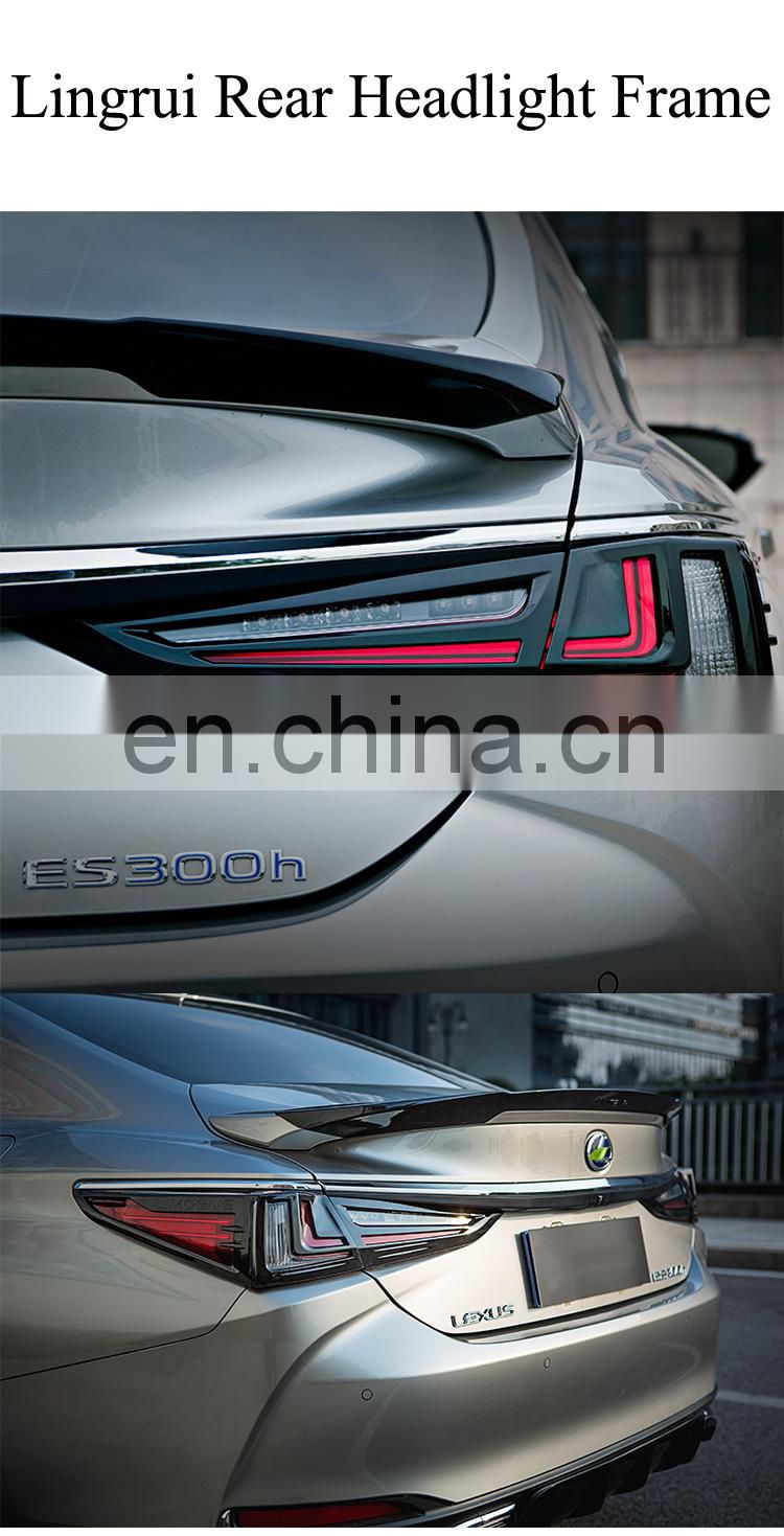 Runde New Arrival For 18-21 Lexus ES large Body Kit Front Bumper Rear Bumper Side Skirt Fog Lamp Frame Rearview Mirror Shell