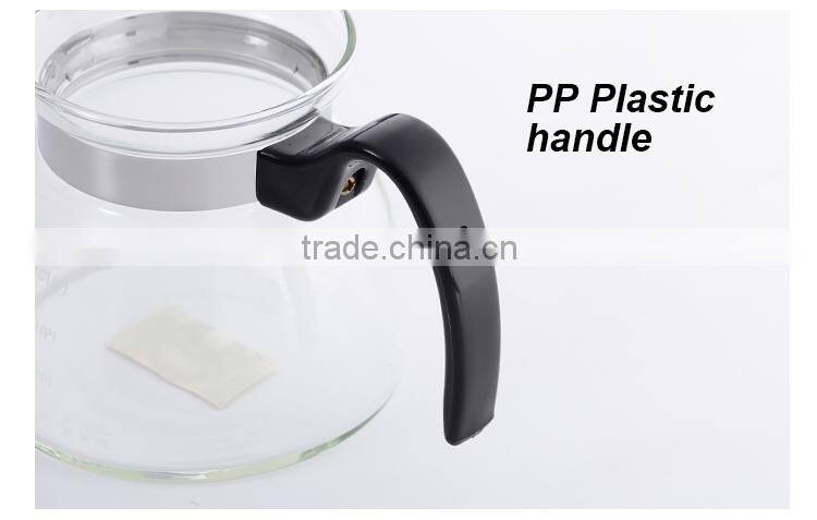 borosilicate glass water pitcher, hot water drinking pitcher 700ml