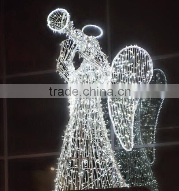 Beautiful 2m angel christmas decoration light