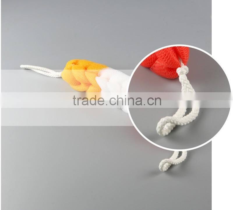 Exfoliating bath foam sponge